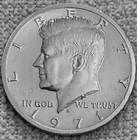 1- 1971 S Kennedy half dollar coin