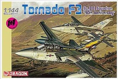 Dragon 1/144 British RAF Panavia Tornado F3 No.111 Two Kits 4614C OPEN BOX