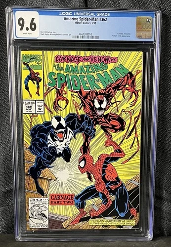 The Amazing Spider-Man #362 (Marvel Comics May 1992) CGC 9.6
