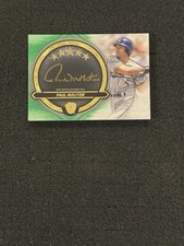 2021 Topps Five Star Golden Graphs Green #GG-PM Paul Moliter Auto /15 HOF