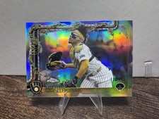 2025 Topps Holiday Baseball William Contreras Chrome /499 Parallel #HC21 Brewers