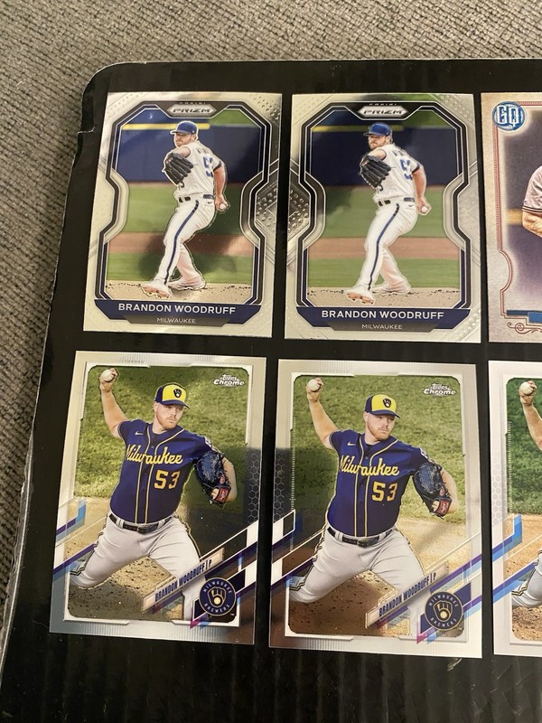 (14) Brandon Woodruff Lot #1 Milwaukee Brewers