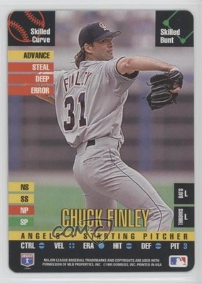 1995 Donruss Top of the Order Chuck Finley c7w
