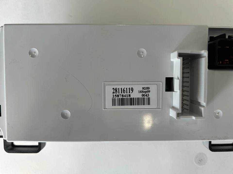 08-12 Chevy Malibu Módulo de Control de Climatización Panel HVAC AC Interruptor de Cabeza 28116119 OEM Foto 2 de 2