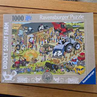 Ravensburger Diddly Squat Farm 1000 Piece Interlocking Cardboard Jigsaw