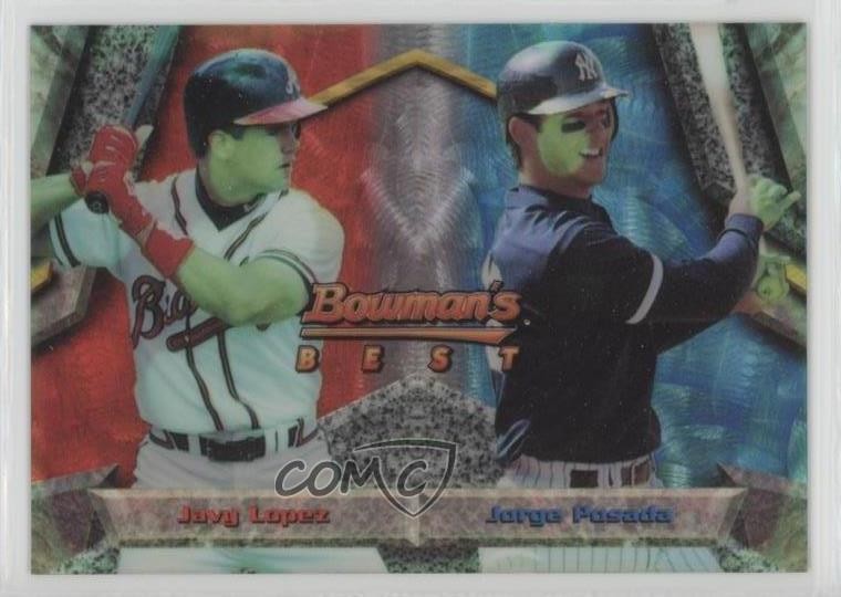 1994 Bowman's Best Refractor Javy Lopez Jorge Posada #106 Rookie RC 07vd