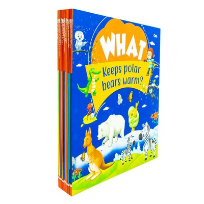 Tell Me What? 12 Books Collection (What are Robots Made of, What Helps Bat | Om 