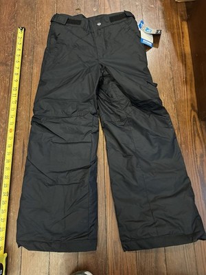 NWT Columbia Kids Ice Slope II Black Snow Ski Pant Youth Small