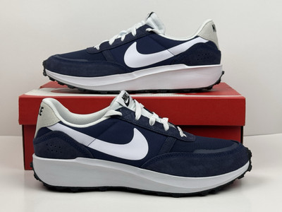 Nike Waffle Nav Sneakers Men's Size 11.5 Midnight Navy/ White