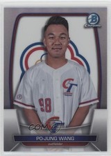 2023 Bowman Chrome WBC Flag Variations Refractor /499 Po Jung Wang Po-Jung 02u3