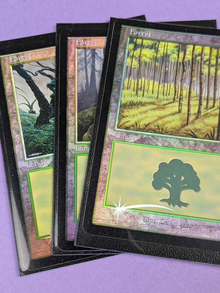 MTG Magic: Onslaught: Forest Foil #350/350 Basic Land - NM - Image 3 of 3