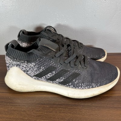 Adidas Shoes Womens 9 Black Pure Bounce Plus Athletic Running Sneakers D96454