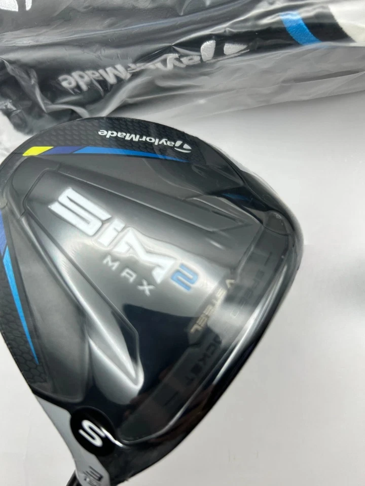 TaylorMade SIM2 MAX Fairway Wood 3W 15 RH TENSEI BLUE TM50 Stiff Head Cover 1789 - Image 3 of 4