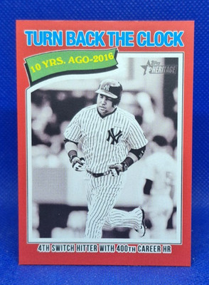 2026 Topps Heritage Turn Back the Clock Carlos Beltran Red Parallel #334