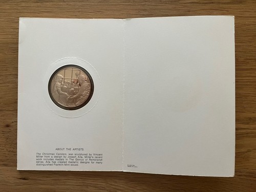 Franklin Mint Coin Christmas Cards, 1972, 1973, 1974. Set of 3. - Picture 8 of 8