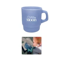 LEE CHAE YEON CHAEYEON Over The Moon OFFICIAL MD GOODS MILK GLASS + PHOTOCARD