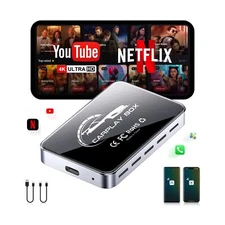 AI Box Wireless CarPlay & Auto Adapter - Plug & Play, Dual-Band WiF... Fast Ship