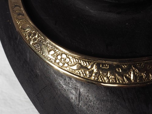 Gold Hard Choker. Figure Design Hard Choker. Boho Choker. - Picture 8 of 9