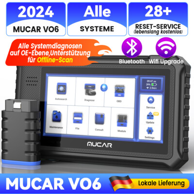 MUCAR VO6 Auto Auslesegerät KFZ OBD2 Diagnosegerät Scanner All System ECU Coding