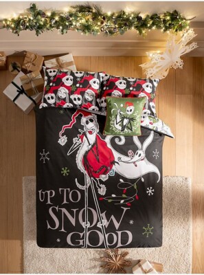 Disney Nightmare Before Christmas Wende-Bettwäscheset von George Double