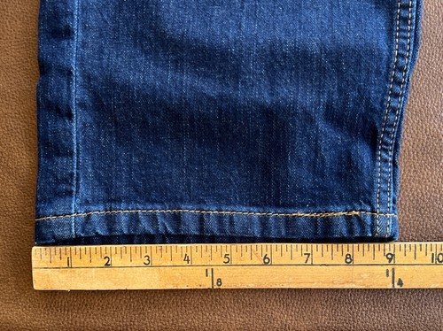 Levi's 505 Jeans Men's 40x30 Regular Fit Straight Leg Dark Blue Wash NWOT Levis - Picture 13 of 14