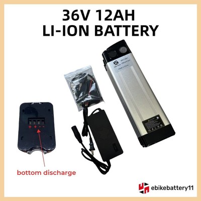 36V12Ah EBIKE Battery Lithium Ion 30A BMS Bottom 4 Port Electric Bicycle Vehicle