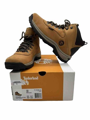 Tried On Timberland White Ledge Waterproof Mid Hiker Men Sz 12 M Wheat Nubuck