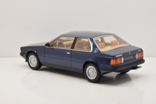 MASERATI BITURBO 1982 DARK BLUE MINICHAMPS 1/18 NEUVE EN BOITE - Foto 6 di 7