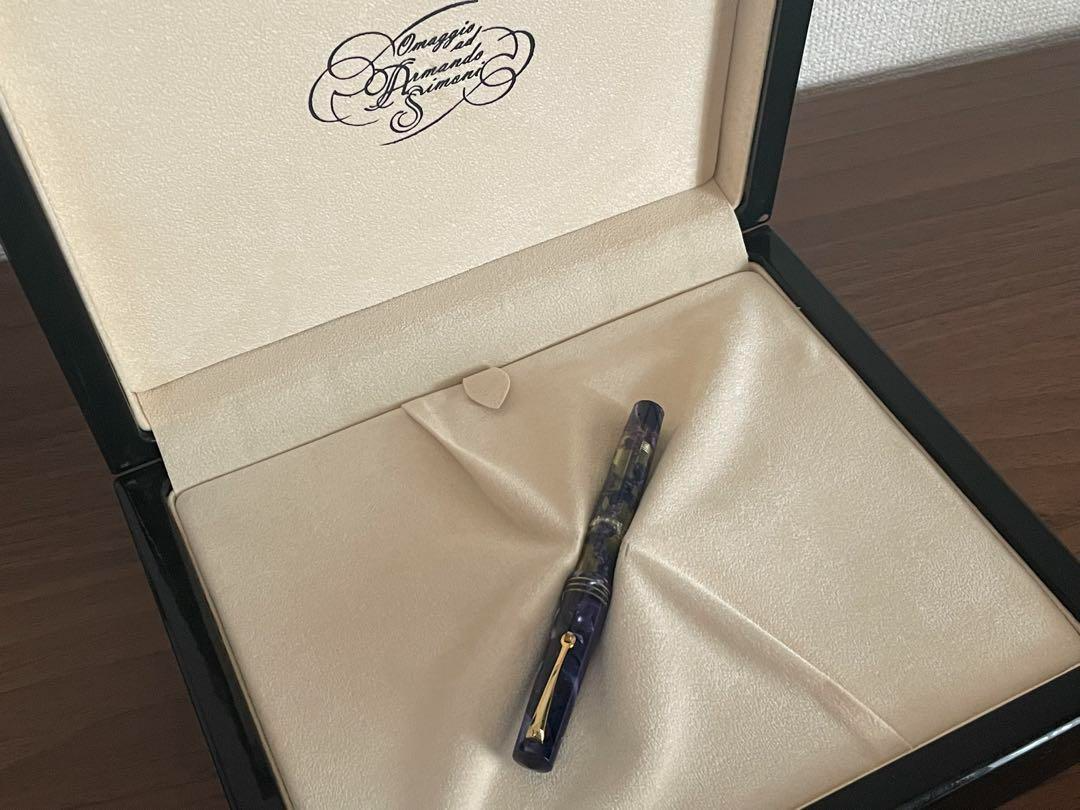 Omas Lucens Blue fountain pen Limited Edition Nib EF with