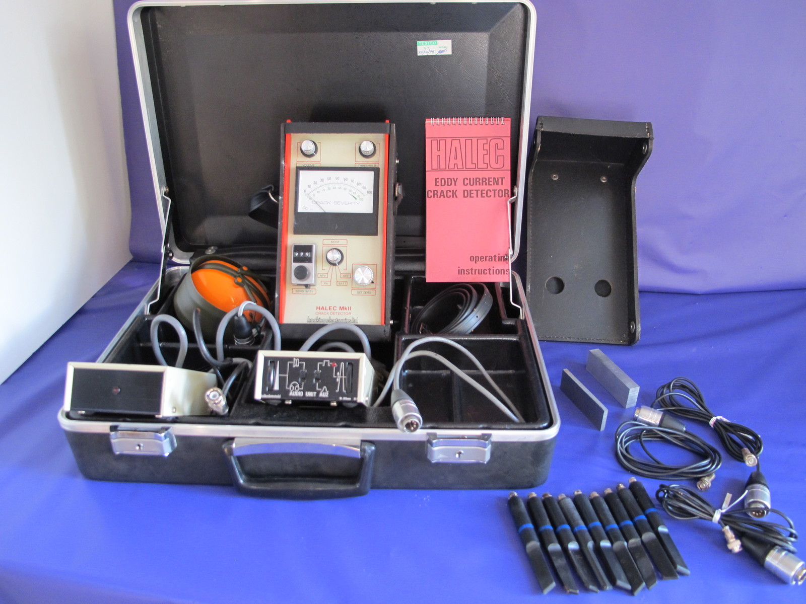 HOCKING ELECTRONICS HALEC MkII CRACK DETECTOR SYSTEM WITH 9 PROBES 