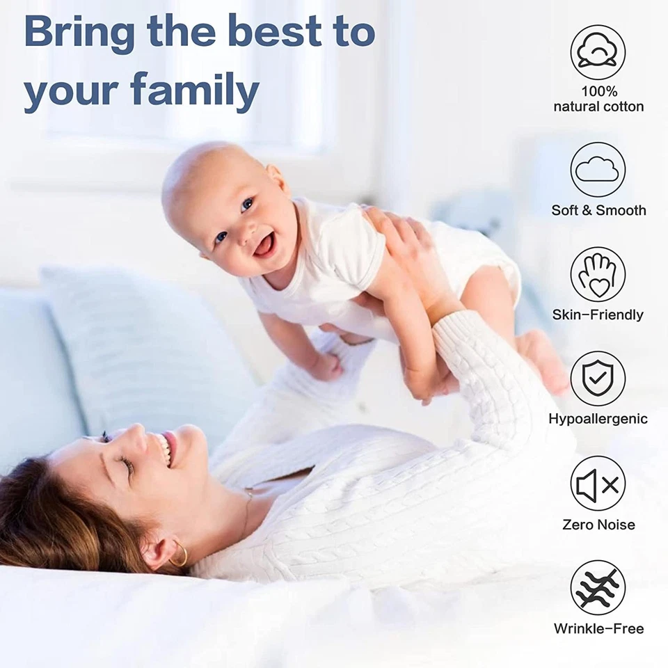 1200 TC Soft Egyptian Cotton "Bed Sheet Set 4-Piece" All Solid Colors & Sizes - Image 4 of 4