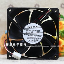 1pcs NMB 3110KL-05W-B19 24V 0.08A 8025 8cm 80mm inverter fan 3pin