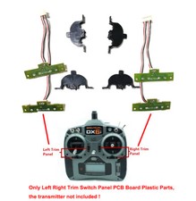 Interruttore trim sinistro destro pannello di controllo ricambi per SPEKTRUM DX6I DX7 DX8 ORX Storm