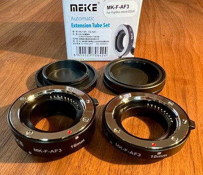 Meike MK-F-AF3 10mm + 16mm Zwischen ringe für Fujifilm Systemkameras Macro