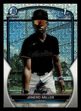 2023 Bowman Chrome Mega Box Janero Miller BCP-184