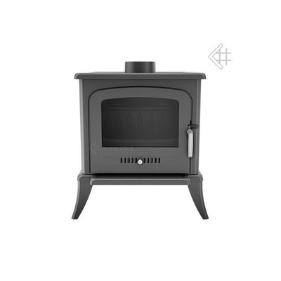 Vintage Stove Chimney Wood Coal Multi Fuel Burner 7kw Solid Cast