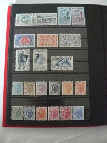 TUNISIE JOLI DEBUT DECOLLECTION EN CLASSEUR DE 458 TIMBRES NEUFS */ OBLITERES - Picture 15 of 24