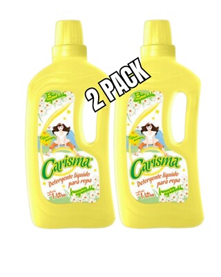 CARISMA JABON LIQUIDO 1 L  X2 FLORAL QUITAMANCHAS BIODEGRADABLE 2 PACK