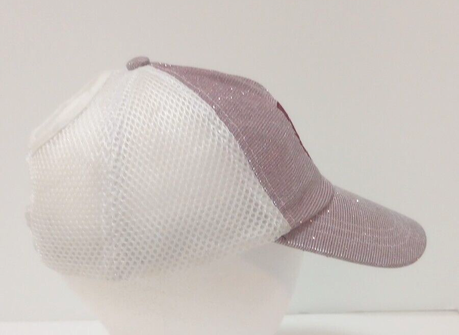 PONY Cappello berretto a sfera Justice rosa scintillante scintillante iridescente coda di cavallo OSFM