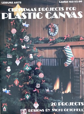 Leisure Arts Christmas Projects for Plastic Canvas by Vicki Getchell 1979
