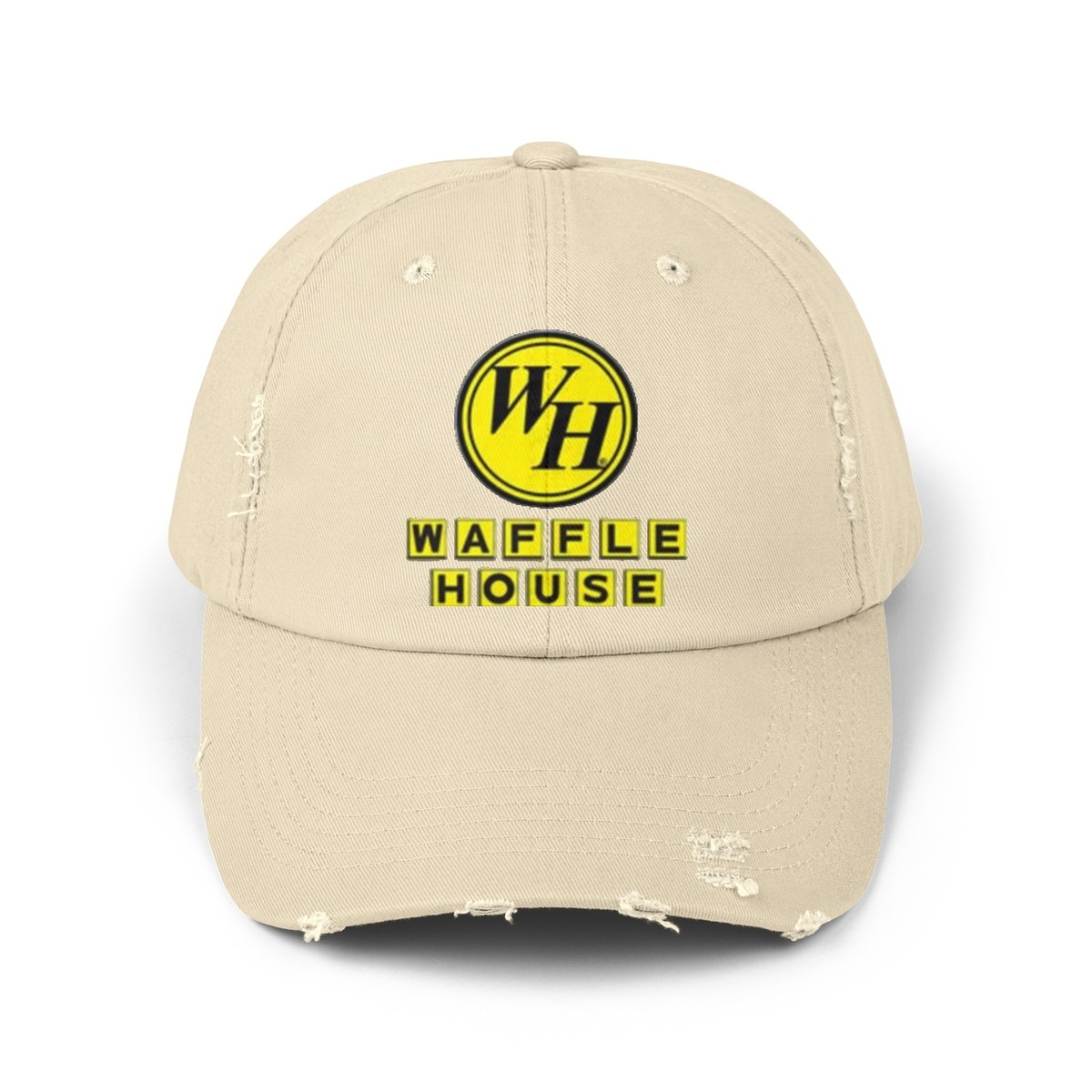 Waffle House Hat Unisex Distressed Cap | eBay display picture 1