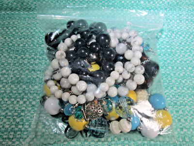 Necklace BEAD ME! Lot VTG to Modern/All Wearable or Resell/ 6 Pcs. / 2N
