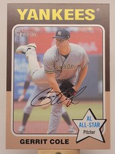 Topps 2024 Heritage Base Veterans I #331 Gerrit Cole  (AL All-Star)