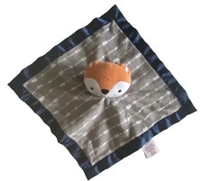 Parents Choice Fox Animal Lovey Security Blanket Arrow Baby Plush Doll Blue 12"