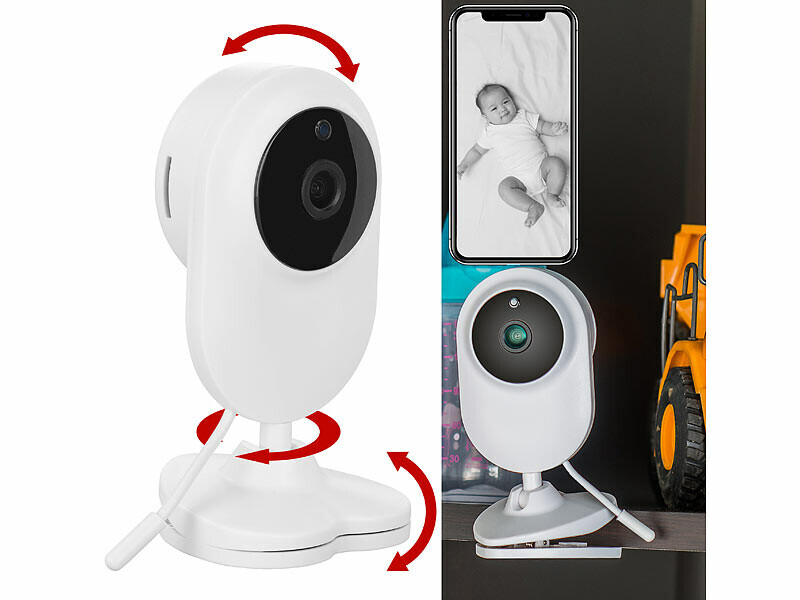 Babyphone connecté caméra Full HD 7Links IPC-310.bp avec vision nocturne