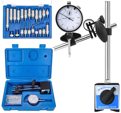New Dial Indicator with Magnetic Base 140lbs Magnetic Base with Fine Adjustable