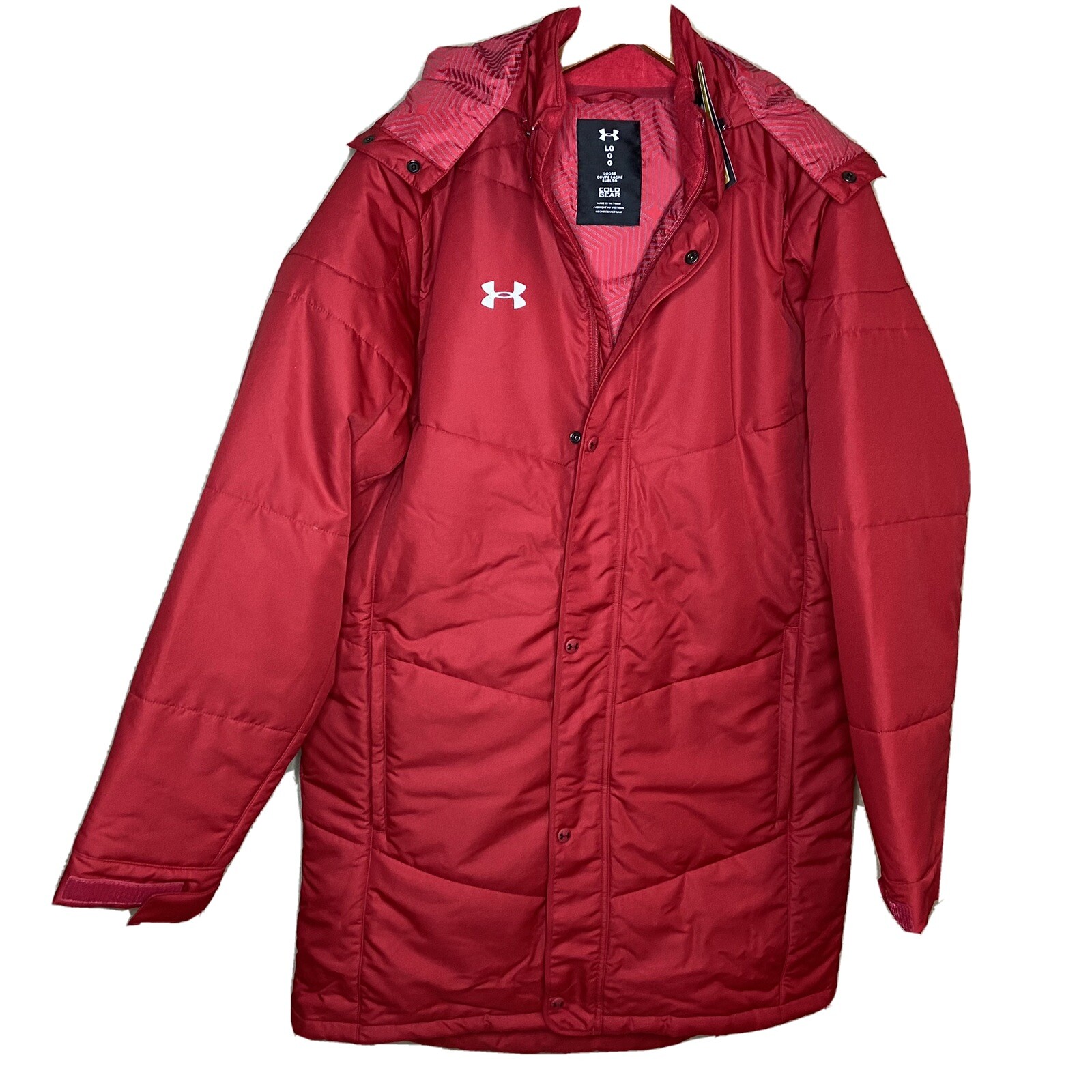 under armour jacket red