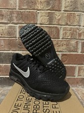 New 9 Nike Air Max 2017 Black Anthracite 3M Reflective Sneakers 849559-001 Men