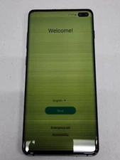 DEFECTIVE -  Samsung Galaxy S10+ - Black - 128 GB - GSM Unlocked - 7613