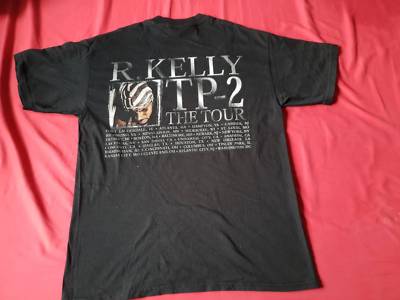 Rare Vtg vintage R KELLY TP 2 The Tour T Shirt Hip hop Rap tee L